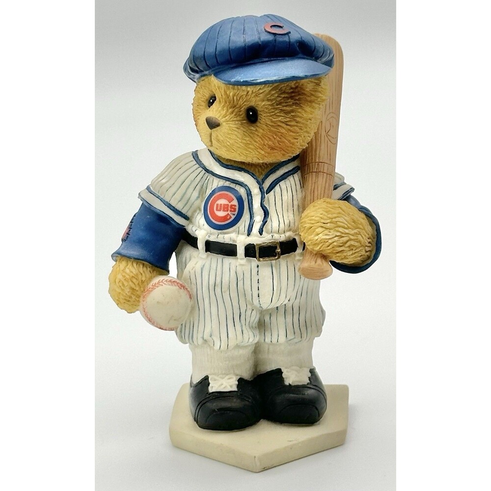 VTG 2000 Cherished Teddies Ernie Banks Chicago Cubs Let's Play Two #203432C